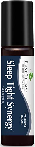 Plant Therapy Sleep Tight Synergy Essential Oil 10 mL (1/3 oz) Pre-Diluted Roll-On