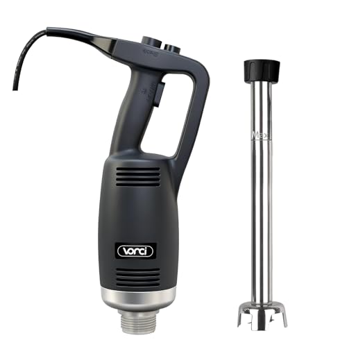 VONCI 750W Commercial Immersion Blender, Electric Hand Blender with 16" Detachable Shaft, Variable Speed 8000-19000RPM,Industrial Immersion Blender for Restaurant Kitchen.Extra Heavy Duty Hand Mixer.