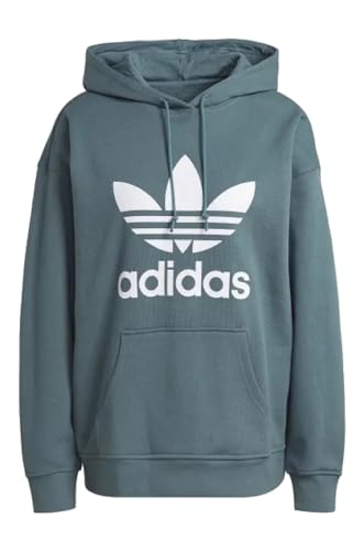 Adidas Originals Damen Hoodie Grün / Weiß 44 Locker Frühling
