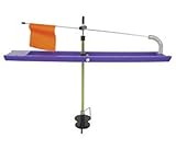 HT Enterprise HTU-200 Hardwater Underwater Tip Up W/ 200' Spool and Blue Frame with Line