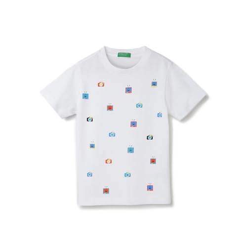 Image of United Colors of Benetton Round Neck Printed Pattern T-Shirt