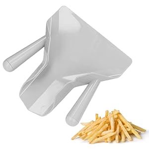 Excavator Scoop for Fries Double Handle Chips Popcorn Digger Ice Cream Candy Snacks Dessert Scooper