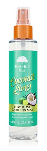 Tree Hut bare Post Shave Soothing Mist Coconut Lime, 4.8oz, Essentials for Soft, Smooth, Bare Skin