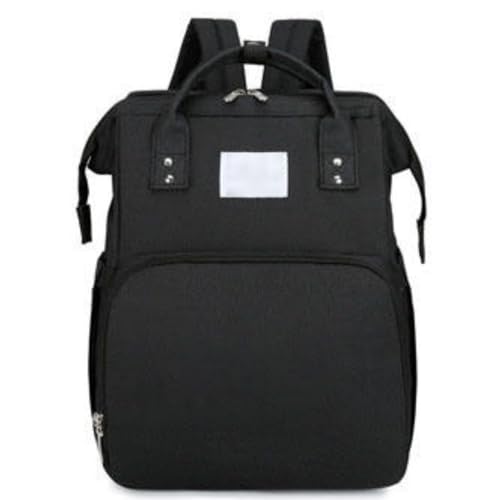 Bolsa Maternidade Multifuncional Resistente Berço Portátil (Preto)