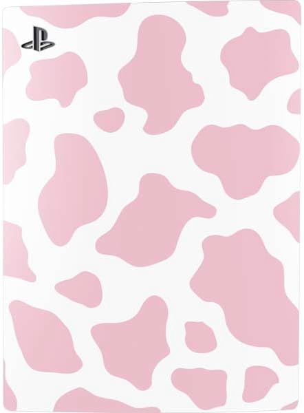 Skinit Decal Gaming Skin Compatible with PS5 Bundle - Pink Cow Print Design