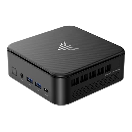 NiPoGi E3B Mini PC А D Ryzen 5 7430U (up to 4.3GHz) 32GB (16GB*2) DDR4 512GB M.2 SSD, Mini Desktop Computer with W11 Pro|4K Triple Display|WiFi6|BT5.2 for Geschäftsbüros, Design, Heimkino