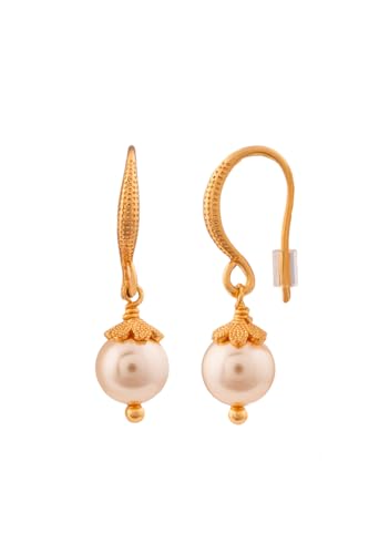 Image of Radha's Creations brass Ruby Emerald stud earrings one gram gold for women and girls one gram gold