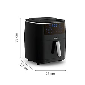 Tefal FW2018 Easy Fry Grill & Steam Hot Air Fryer, 3-in-1 (Hot Air Fryer, Grill & Steamer) with 7 Automatic Programmes, Capacity: 6.5 L, Timer, Black Tefal FW2018 Easy Fry Grill Steam Hot Air Fryer 3 in 1 Hot Air Fryer Grill Steamer with 7 Automatic Programmes Capacity 65 L Timer Black