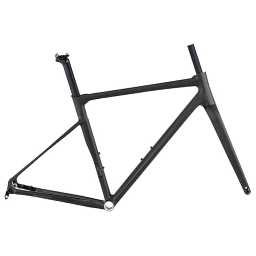 QUYCOIU 45/48/51/54Cm Cadre De Vélo De Route Carbone 700C Freins À Disque Axes Traversants Fourche Fibre De Carbone Cadre De Vélo Alliage D'aluminium...