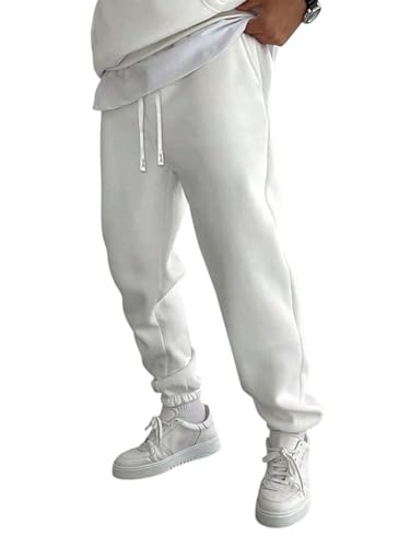 Image of dockstreet Mens Baggy fit Jogger /Sweatpants /Gym Gear, Trouser, Loose Home Relaxed Pants