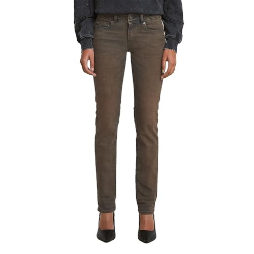 G STAR Midge Slim Straight Jeans, Jeans para Mujer, Multicolor (Antique Faded Sepia Grey D26424 D842 H556), 29W / 30L