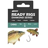 BKK Vorfachhaken zum Friedfischangeln auf Schleie & Karpfen 70cm Ready Rig Diamond Chinu BN, Hakengröße/Schnurdurchmesser:Gr. 4 / 0.24mm