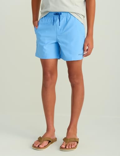 Image of HUK Girls' Pursuit Volley Short, Quick-Dry Fishing Shorts for Kids