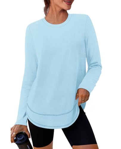 Image of XIEERDUO Women's Workout Tops Long Sleeve Shirts Sun Protection UPF 50+ Quick Dry Shirts for Hiking Running S-3XL