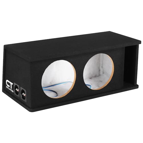 CT Sounds CT2X10 Dual 10 Kerf Port Universal-Fit Car Subwoofer Box