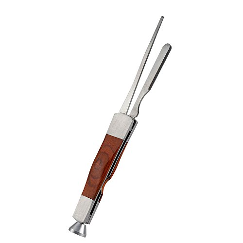 Beespring 3 In 1 Stainless Steel And Rosewood Tobacco/Smoking Pipe Scraper Nozzle Cleaner Tamper Tool Set #TOP4