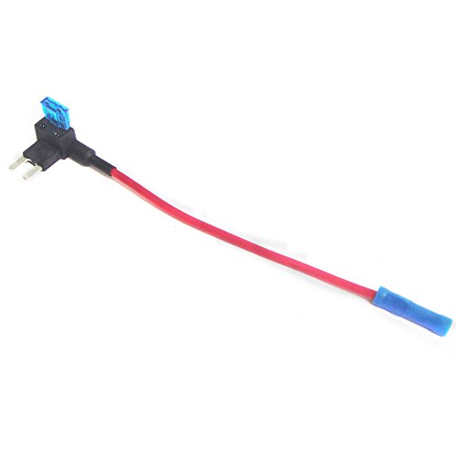 Qiorange 12v Car Add-a-circuit Fuse TAP Adapter Mini ATM APM Blade Fuse Holder Pack of 5 - Thumbnail 4