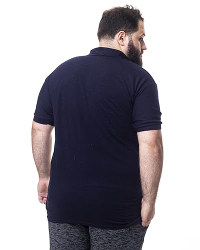 Camisa Polo Masculina Plus Size G1 G2 G3 Polo Marine (G1, Azul marinho)