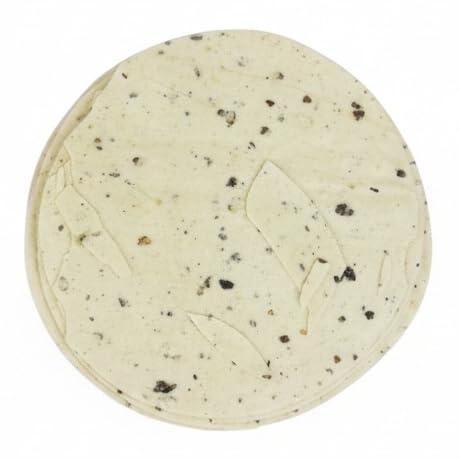 Lijjat Pappadum Black Pepper Flavour - 200g (Pack of 3)