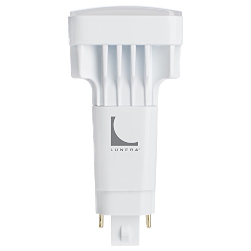 Lunera G24Q 4-Pin Vertical CFL LED Light Bulb, 11W, 1350 Lumen, 4000K CCT, Ballast Driven, 4th Generation, Plug-and-Play 4-pin Compact Fluorescent Lamp Replacement