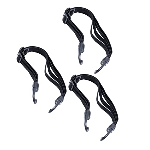 VICASKY 3Pcs Elastic Rope for Bike Luggage Strapping Fixed Tied Rope for Motorcycle and Bicycle Durable and for Securing Gear and Bulky Luggage