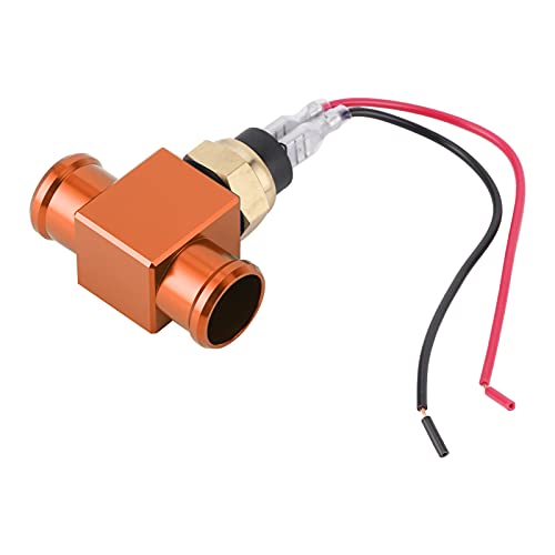 Interruptor De Temperatura Del Agua, Termostato Interruptor De Temperatura Del Agua Radiador Refrigerante Sensor De Temperatura Del Ventilador Para Motocicleta ATV Vehículo Todo Terreno(naranja)
