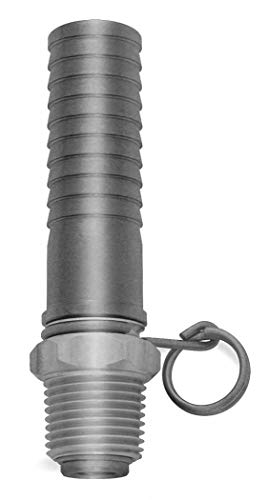 Sani-Lav Stainless Steel Swivel Hose Adapter, For Use With Nozzles and Hose - N15S