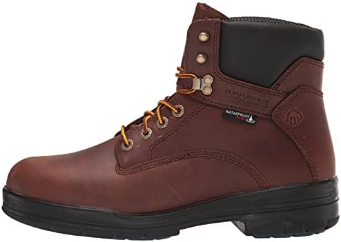 WOLVERINE Men's DuraShocks SR 6" WP Construction Boot, Dark Brown, 10 | Image 7