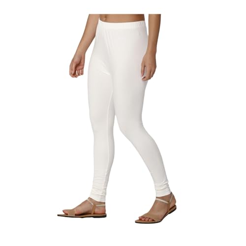 Image of Tanu Women's Cotton Leggings | Ultra-Soft, Stretchable and Comfortable | Casual Slim Fit Full Length Leggings for Women and Girls (Combo Pack of 3)