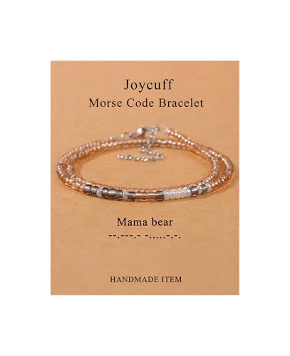 Image of JoycuFF ๐ ๐ผ๐ฟ๐๐ฒ ๐๐ผ๐ฑ๐ฒ ๐๐ฟ๐ฎ๐ฐ๐ฒ๐น๐ฒ๐๐ ๐ณ๐ผ๐ฟ ๐ช๐ผ๐บ๐ฒ๐ป Inspirational Gifts Beads Bracelets for Women Encouragement Birthday Gifts for Daughter Sister Niece Granddaughter Mom Best Friend