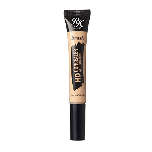Ruby Kisses Hd Concealer & Foundation Flawless Full Cover Brush Face Makeup (Light Ivory) #TOP2