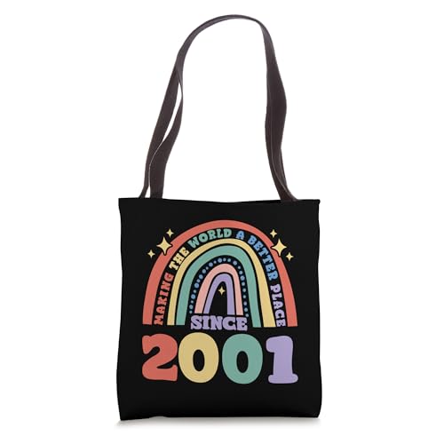 Bolsa tote de cumpleaños del año 2001: Making the world a better place since 2001 miniatura 1