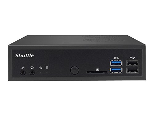 Shuttle XPC Slim DH110 Mini Barebone PC Intel H110 LGA 1151 Kabylake/Skylake Heatpipe Cooling Module No CPU No Ram No HDD/SSD No OS - Thumbnail 3