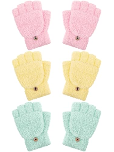 Guantes de invierno de mujer para usar el móvil sin pasar frío de mitón 1