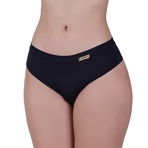 Kit 3 Calcinha Conforto Microfibra Tamanho:G;Cor:Sortido;Genero:Mulher