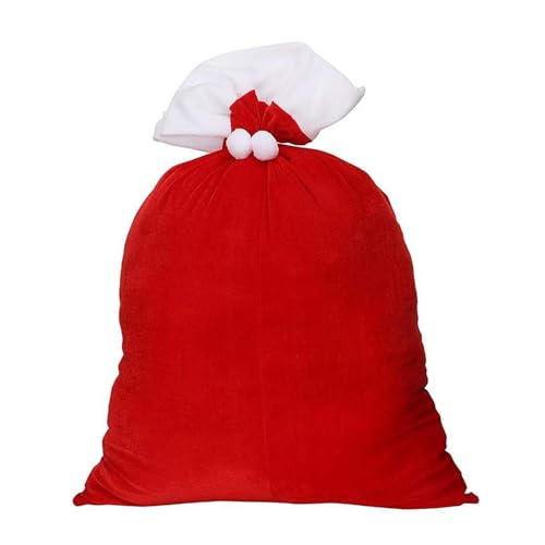 Koboko Weihnachtsmann Sack, 70 x 50 cm, Nikolaussack aus Samt mit...