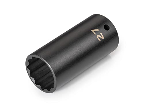 Image of TEKTON 1 /2 Inch Drive x 27 mm Deep 12-Point Impact Socket | SID23327