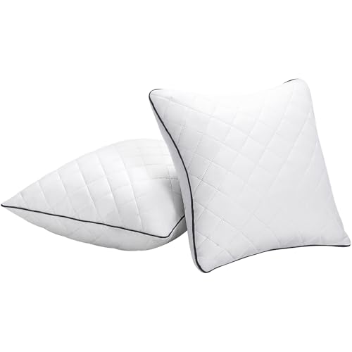 AS AWESLING Body Pillow for Adults Full Body Pilllow for Sleeping Körperkissen Bolster Side Sleeper Pillow with Cover (Weiß-Memory Foam (2er Pack) 80 x 80 cm)