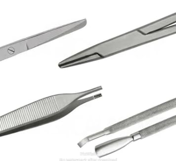 13-Piece Professional Podiatry Instrument Set – Surgical Grade Stainless Steel Chiropody & Foot Care Kit