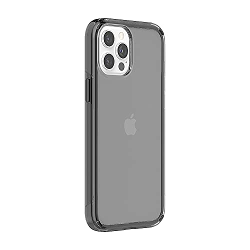 Coque iPhone 13 Pro fine et légère au design noir transparent épuré