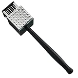 Photo Gallery aohyue batticarne 2 in 1, batticarne acciaio inox, batti carne da cucina doppia faccia, batticarne per cotolette con impugnatura antiscivolo, ideale per bistecche, pollo, maiale e pesce Photo Gallery aohyue batticarne 2 in 1, batticarne acciaio inox, batti carne da cucina doppia faccia, batticarne per cotolette con impugnatura antiscivolo, ideale per bistecche, pollo, maiale e pesce