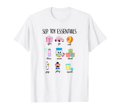 Slip Toy Essentials SLP Speech Pathologist Speech Therapy T-Shirt