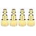 1/4 INCH Air Hose Fittings, Air Coupler Compressor Fittings, Female Thread Air Hose Quick Connect Adapter NPT Female Plug Kit 4 PCS