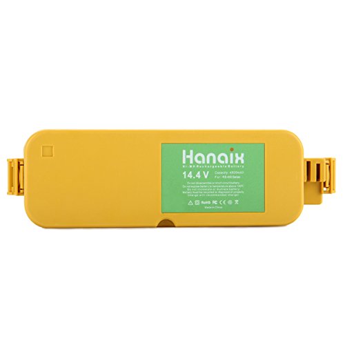 Hanaix 14.4V 4800mAh Ni-MH Battery Compatible with Irobot Roomba 11700 17373 400 405