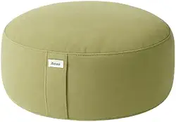 Zenai - Zafu Almofada de Meditação | Ideal para Yoga, Postura e Mindfulness | Enchimento Reciclado e Capa Removível | Suporte Postural Confortável (Verde)