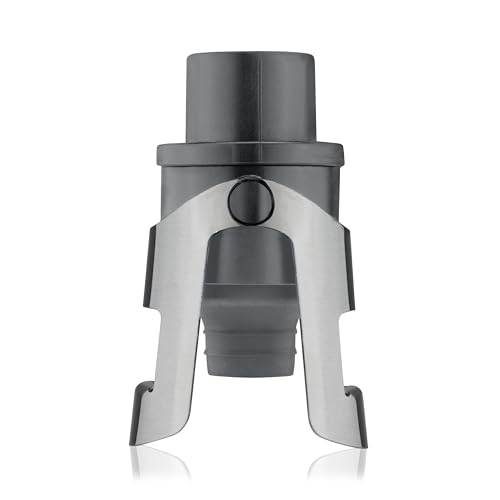 Innovine Champagne & Sparkling Wine Saver with Pressure-Sealing System and Date Tracker, Stainless Steel Construction, Easy to Use, Perfect for Home Bar, Restaurant, Picnic, Outdoor Party, Set of 1