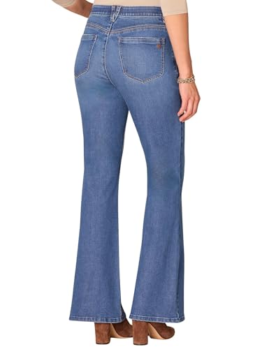 Democracy Women's Ab Solution High Rise Out There Flare Jeans4