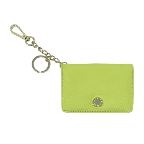 Steve Madden Bfold Clip On Card Case Wallet with Keyring (Lemon Bite)