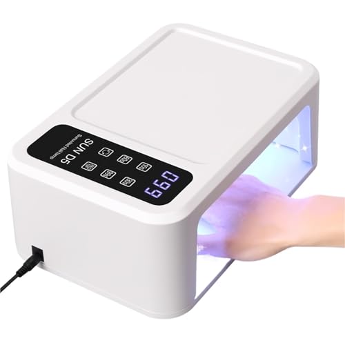 Lampa do paznokci Suszarka do paznokci 140LEDS 480W Lampa UV LED do utwardzania wszystkich żeli i lakierów do paznokci Lampa do manicure z dużym narzędziem salonowym