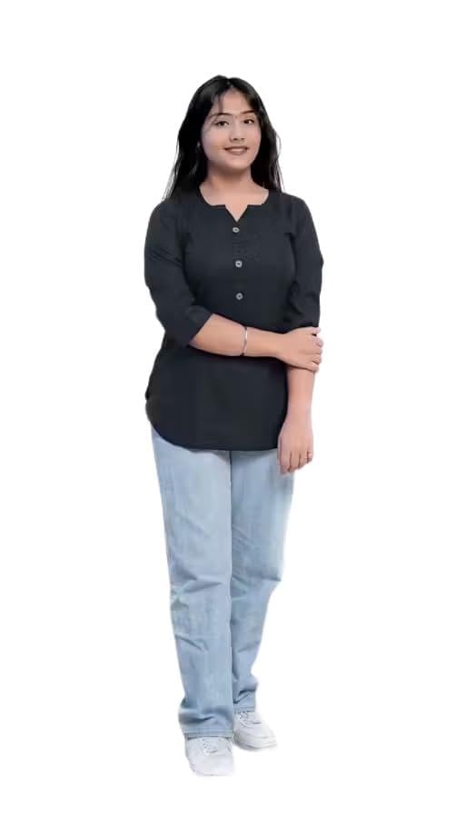 Women & Girls Casual Wear, Office wear Short Kurti-image-42